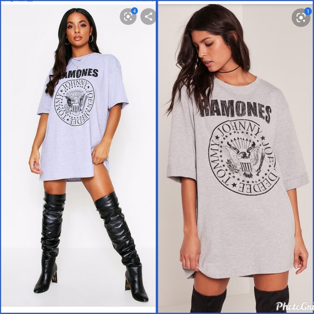 Oversized ramones dress